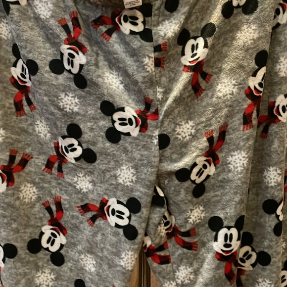Disney Gray Mickey Mouse Pajama Bottoms NWOT - Picture 3 of 4
